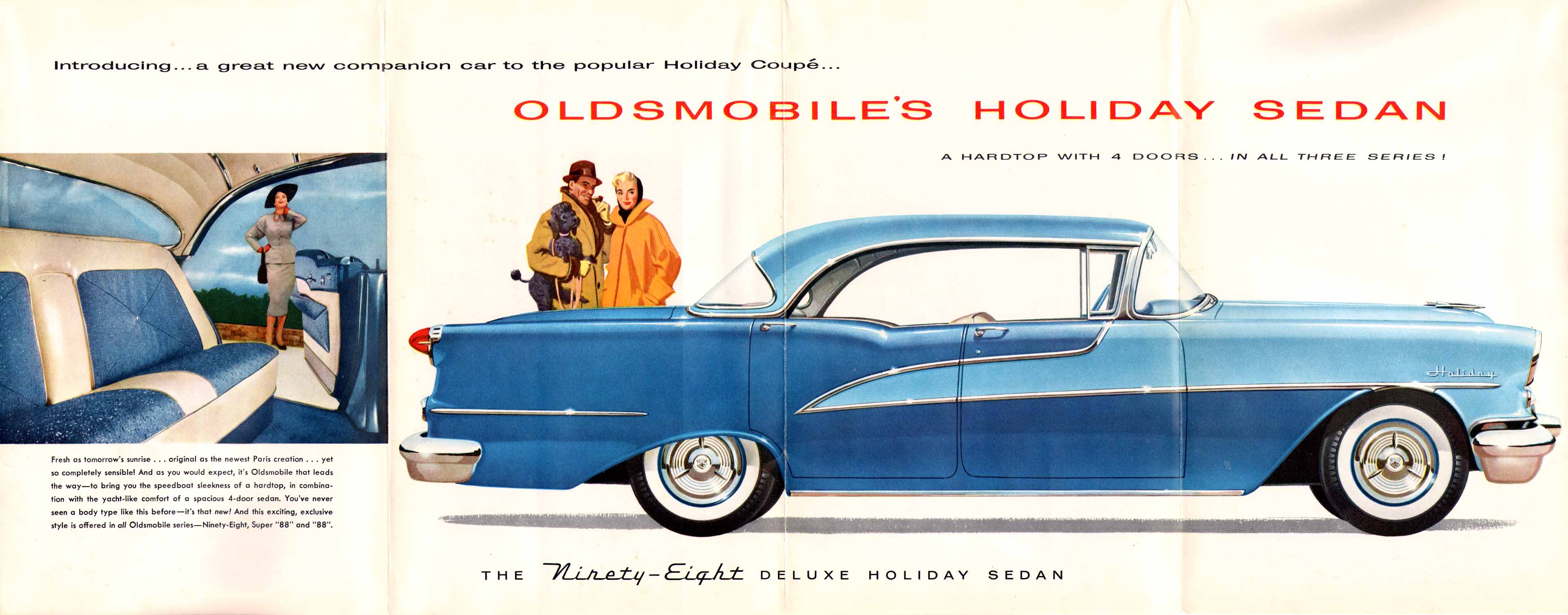1955 Oldsmobile Holiday Sedan Foldout Page 6